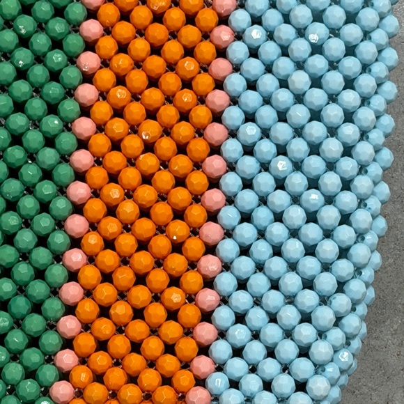 Colorful Beaded Tote Bag - Picture 3 of 3